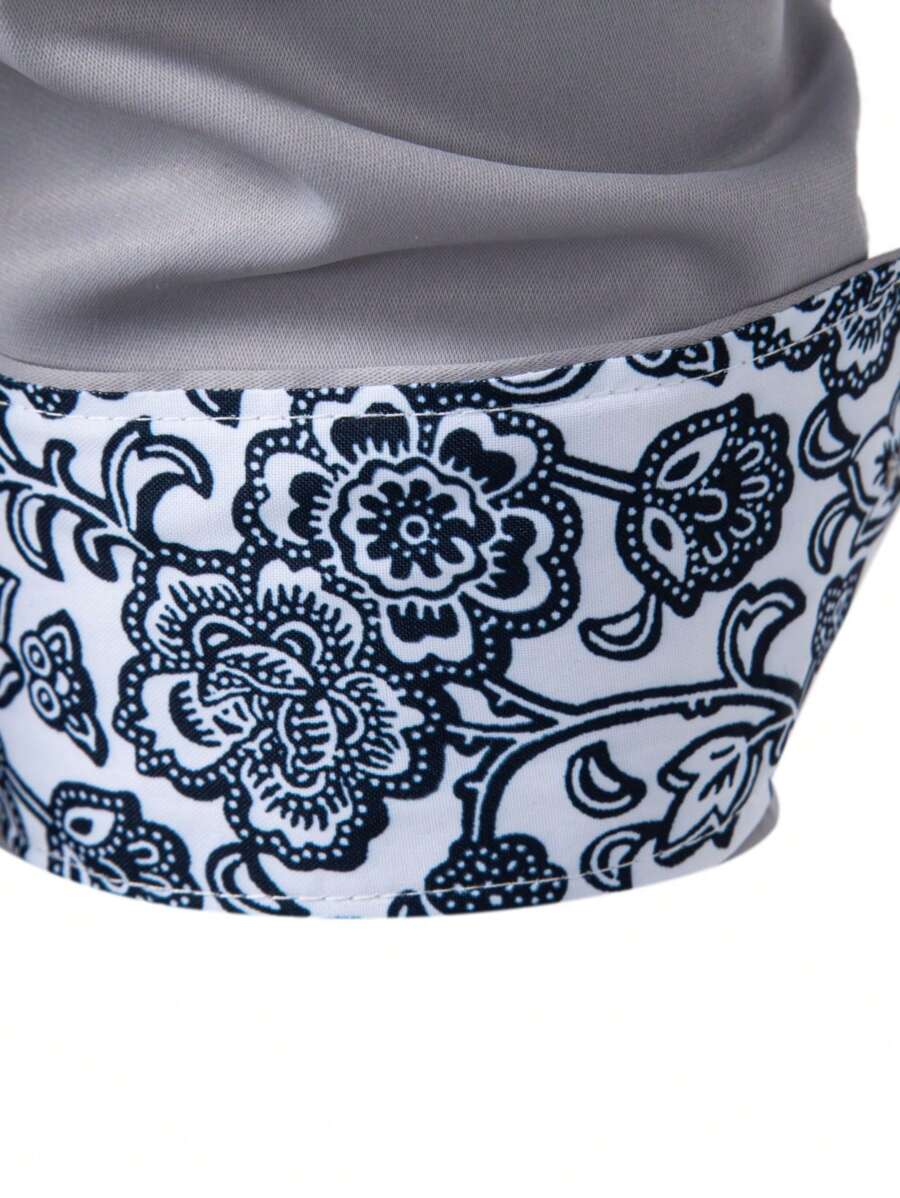Muška formalna košulja dugih rukava sa patchwork printom