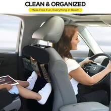Car Backseat Cover With 3 Storage Pockets, Extra Large Waterproof Rear Seat Protector, Car Seat Back Cover, Dust/Mud/Scratch Resistant