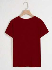 INAWLY Women's Floral Print Casual Round Neck Short Sleeve T-Shirt