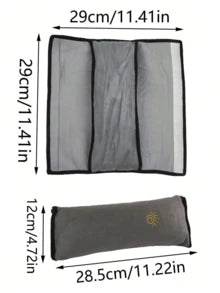 Car Seat Seat Belt Cushion Cover, Sleeping Cushion, Belt Adjuster, Drowning Shoulder Strap For Car Seats