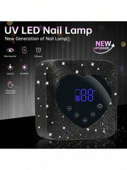 Rechargeable Cordless UV LED Nail Lamp, Nail Dryer For Gel Polish Curing, 5 Timer Settings, Auto Sensor Professional Quick Dry Nail Light For Salon And Home Use