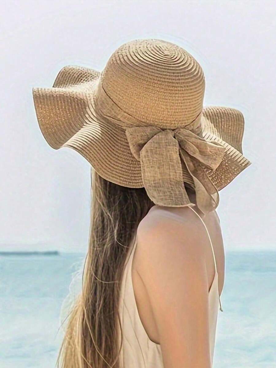 Crno-bež "Beach Please" set od 4 komada sa plažnom torbom