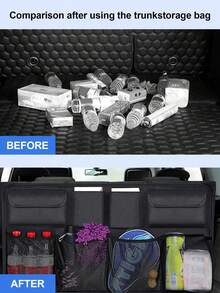 Multi-Functional Car Trunk Storage Bag - Made Of Waterproof And Durable Oxford Cloth