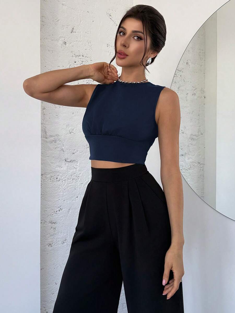 Ženska Elegantna Bez Leđa majica