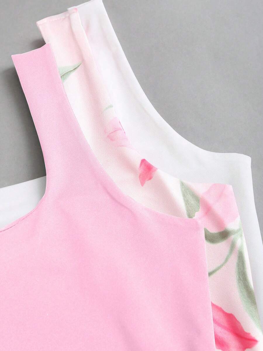 Sweetra Ženska Letnja Majica – Kvadratni Izrez, Nabran Slim Fit Casual Top