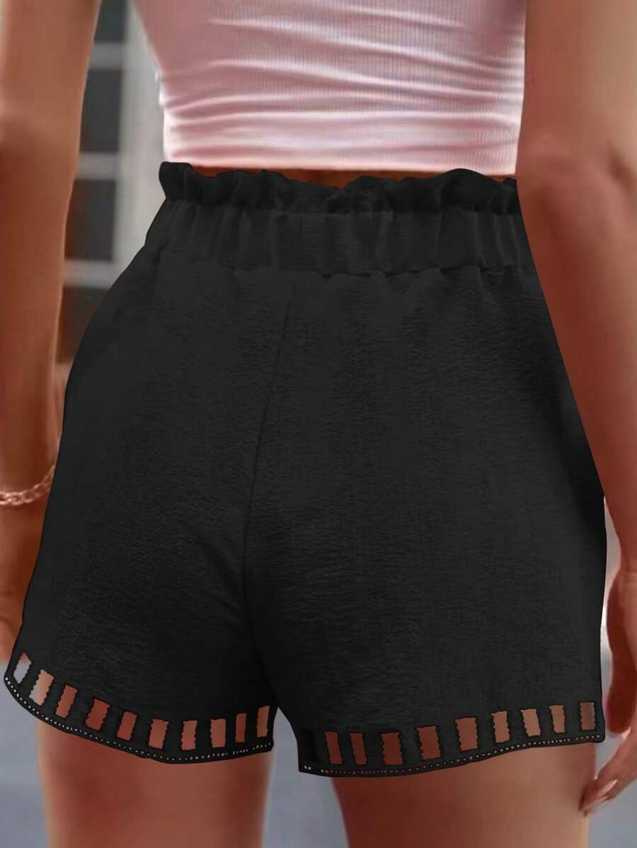 Ženski Casual Solid Šorts sa Pojasom