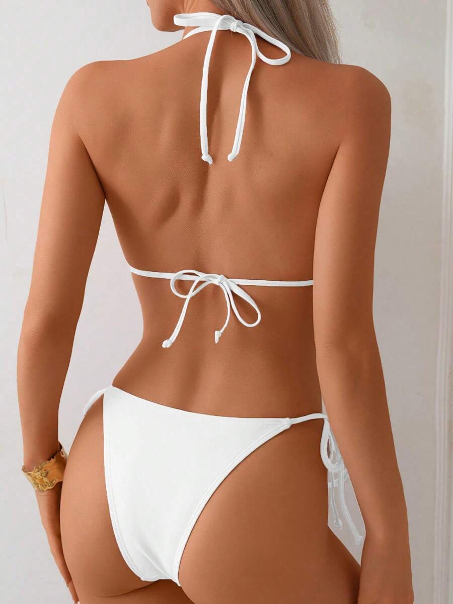 Ženski elegantni cvetni print bikini set