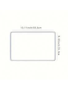 1pc Simple Silicone Rearview Mirror Protective Cover, Car Decor, Fit For Most Cars, Model Y/3 Center Console Protector, Protect Screen, Essential Car Accessory