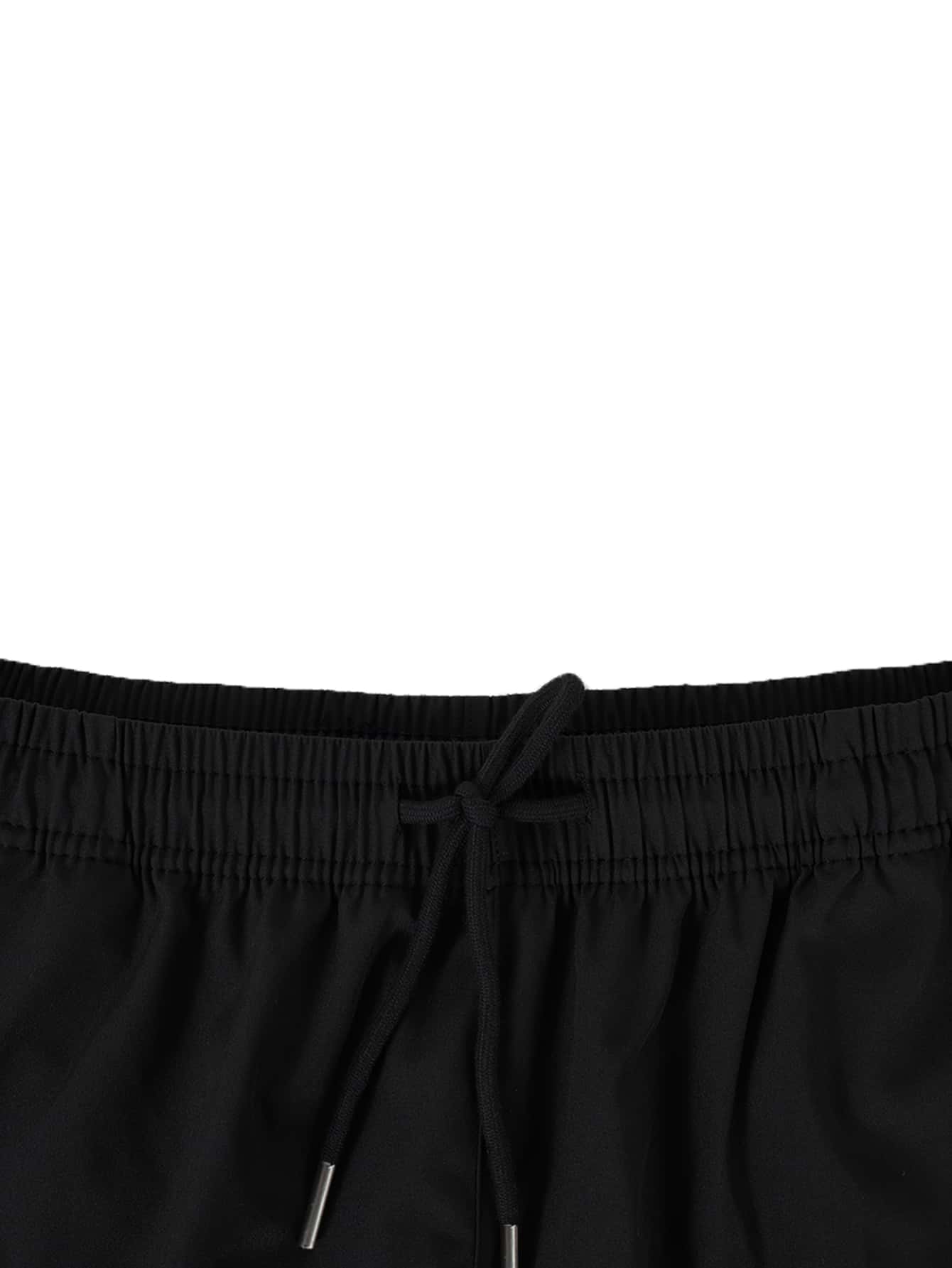 Letnje lagane prugaste joger pantalone, muške široke svestrane