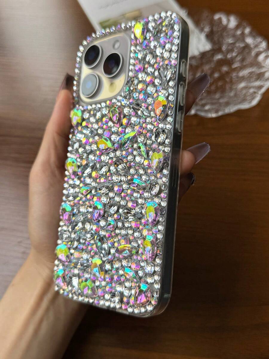 Luksuzna modna futrola za telefon sa šljokicama i kristalima
