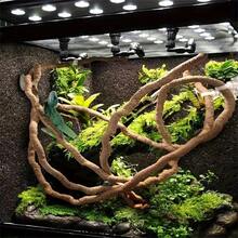 Reptile Jungle Climbing Set - Flexible Vines And Leaves With Suction Cups, For Habitat Decor - Durable Material For All Seasons - Ideal For Chameleons, Lizards, Geckos To Climb