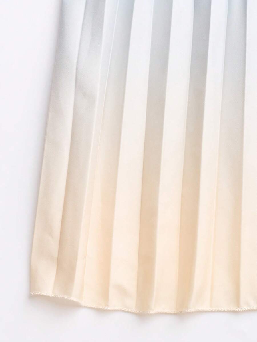 Ombre moderna letnja elegantna svestrana plisirana suknja za žene
