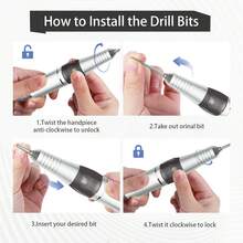 35,000 RPM Electric Nail Drill Professional Nail Art Machine Nail Grinding Kit, Portable Nail Salon Polishing Equipment