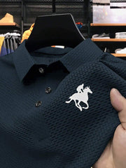Elegantna muška polo majica sa vezenim uzorkom