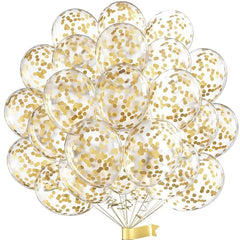 Zlatni konfeti balon za zabavu 30,48 cm, 20/30/50/100 komada lateks