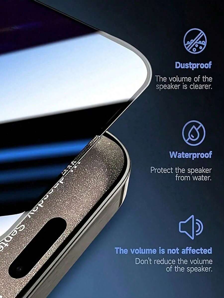 4 komada zaštitnog stakla za ekran sa potpunom privatnošću za iPhone 17/17 Air/16/15/14/13/12/11/16 Pro Max/15 Pro Max/Plus/Mini/X/XS/XR/XS Max, 9H kaljeno staklo