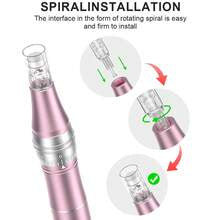 MAS PEN 500mAh High-Frequency Quiet Electric Microneedle Beauty Pen, Comes With 10 Replaceable Needle Heads