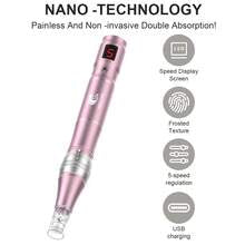 MAS PEN 500mAh High-Frequency Quiet Electric Microneedle Beauty Pen, Comes With 10 Replaceable Needle Heads