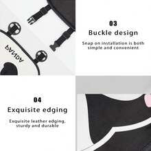 1pc Universal Car Seat Cushion, Plush Warm Panda Design Soft Comfortable Car Seat Protector With Neck Pillow, Suitable For Most Vehicles, Car Accessories