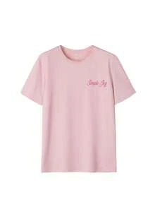 3pcs/Set Cute Floral Printed Daily Casual Round Neck Short Sleeve T-Shirt, Simple And Fashionable For Women Summer