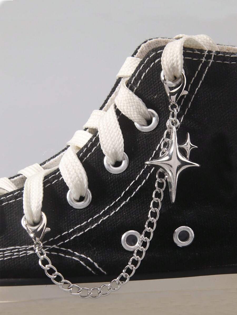 ROMWE Grunge Punk 2 komada gotičkih mini ukrasa u obliku slepog miša za cipele/čizme