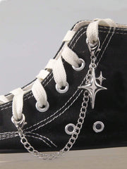 ROMWE Grunge Punk 2 komada gotičkih mini ukrasa u obliku slepog miša za cipele/čizme