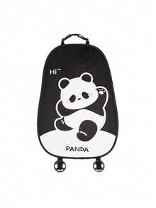 1pc Universal Car Seat Cushion, Plush Warm Panda Design Soft Comfortable Car Seat Protector With Neck Pillow, Suitable For Most Vehicles, Car Accessories