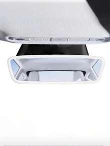 1pc Simple Silicone Rearview Mirror Protective Cover, Car Decor, Fit For Most Cars, Model Y/3 Center Console Protector, Protect Screen, Essential Car Accessory