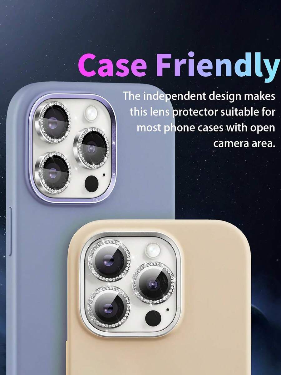 3 komada zaštitne folije za sočivo kamere za iPhone 17/17 Pro/17 Pro Max/Pro/Promax, 9H kaljeno staklo
