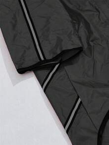 Outdoor Casual Pet Black Raincoat For Night Activities