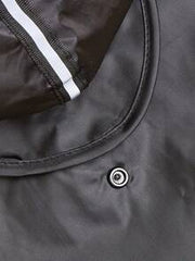 Outdoor Casual Pet Black Raincoat For Night Activities