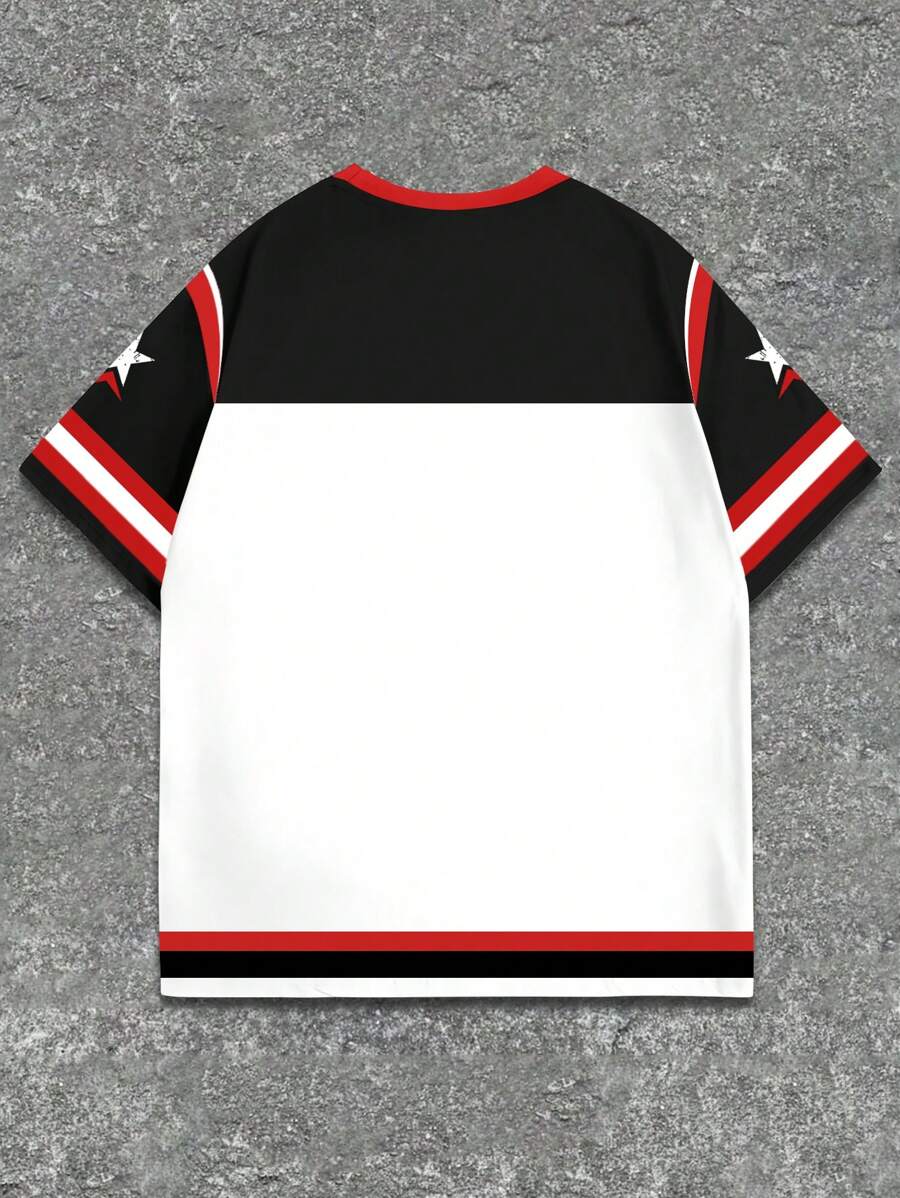 Muška majica American Street Flame Jersey sa digitalnim elementima