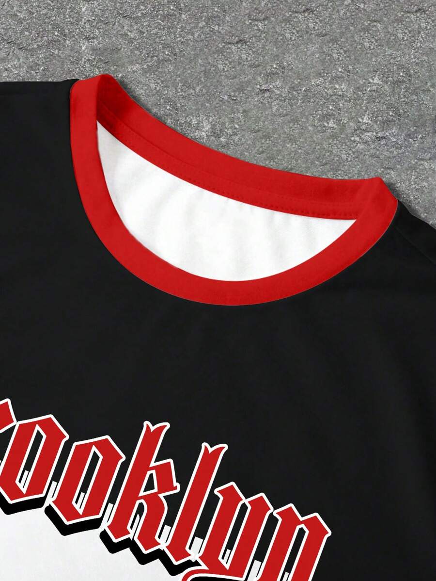 Muška majica American Street Flame Jersey sa digitalnim elementima