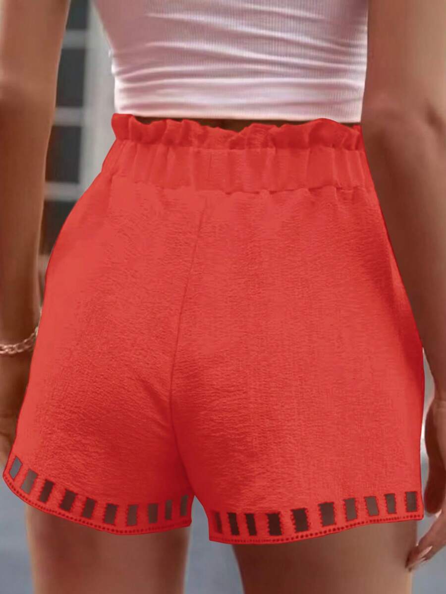Ženski Casual Solid Šorts sa Pojasom