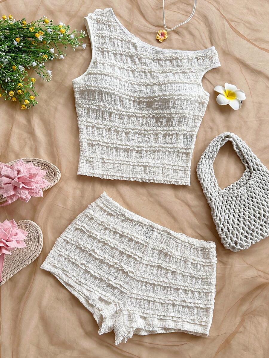 Ženski Letnji Casual Pleteni Set od 2 dela