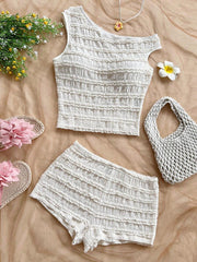 Ženski Letnji Casual Pleteni Set od 2 dela