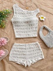 Ženski Letnji Casual Pleteni Set od 2 dela
