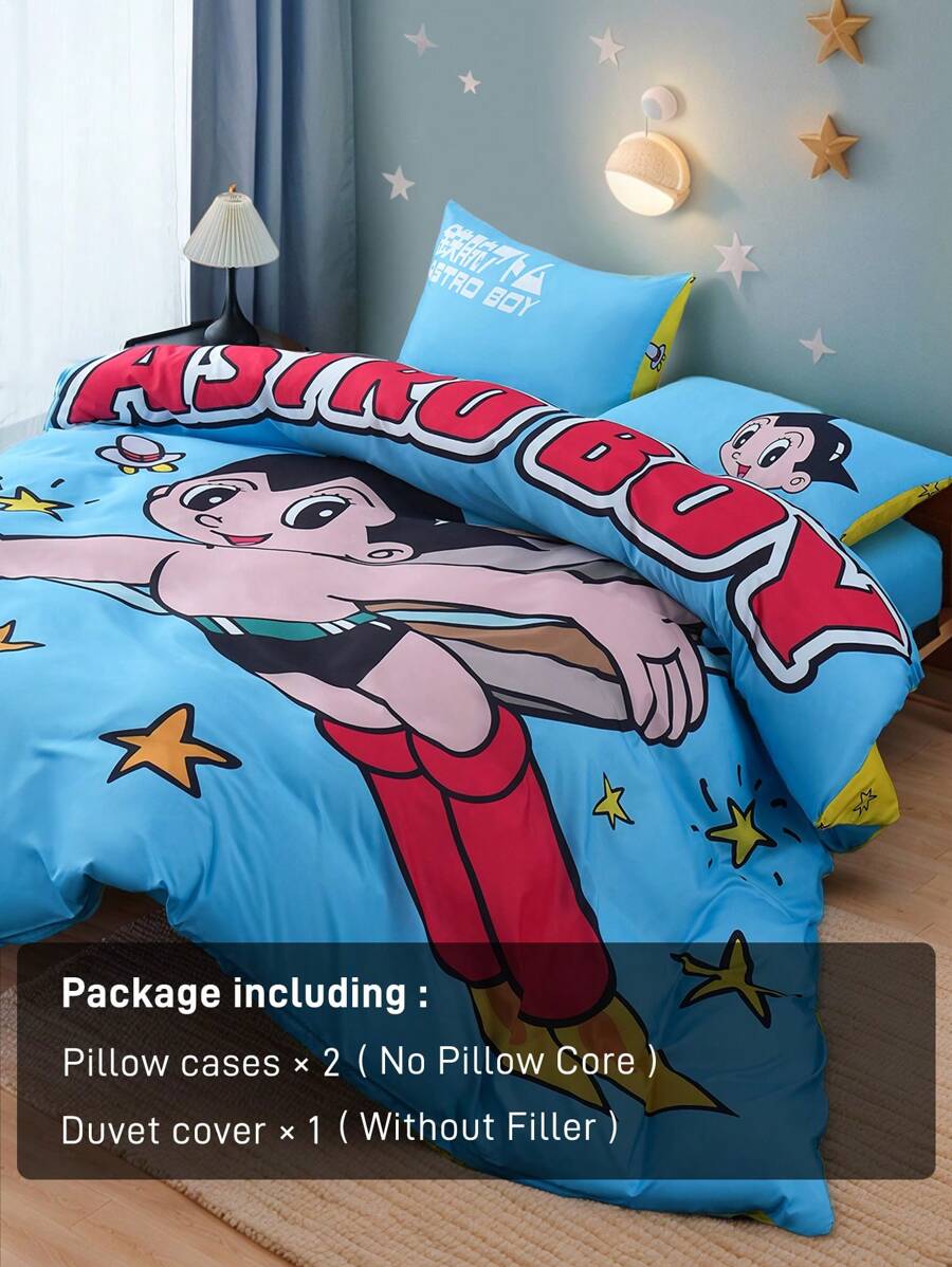 PAW Patrol Set od 3 komada jorgan-navlaka sa printom, od brušene tkanine, mekana i topla