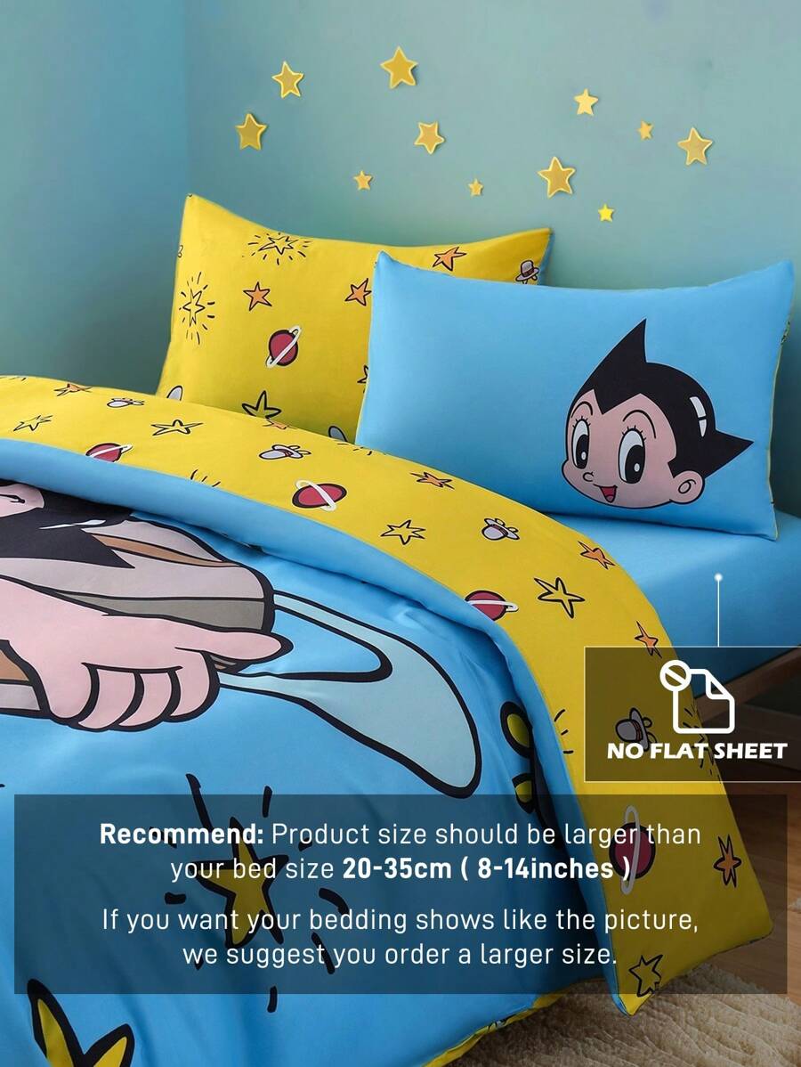 PAW Patrol Set od 3 komada jorgan-navlaka sa printom, od brušene tkanine, mekana i topla