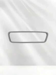 1pc Simple Silicone Rearview Mirror Protective Cover, Car Decor, Fit For Most Cars, Model Y/3 Center Console Protector, Protect Screen, Essential Car Accessory