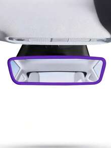 1pc Simple Silicone Rearview Mirror Protective Cover, Car Decor, Fit For Most Cars, Model Y/3 Center Console Protector, Protect Screen, Essential Car Accessory