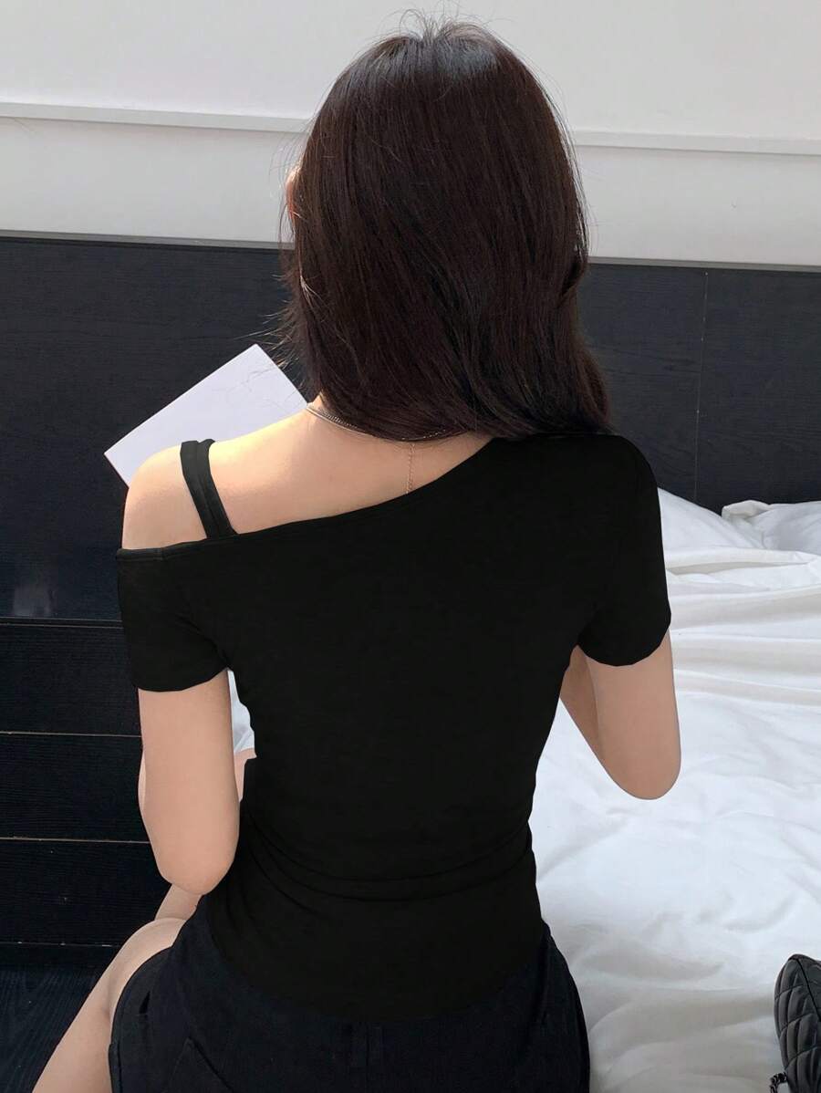 3D Dekoracija Slim Fit Seksi Ženska Majica