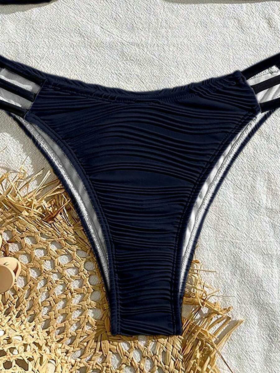 Jednobojni bikini set za žene