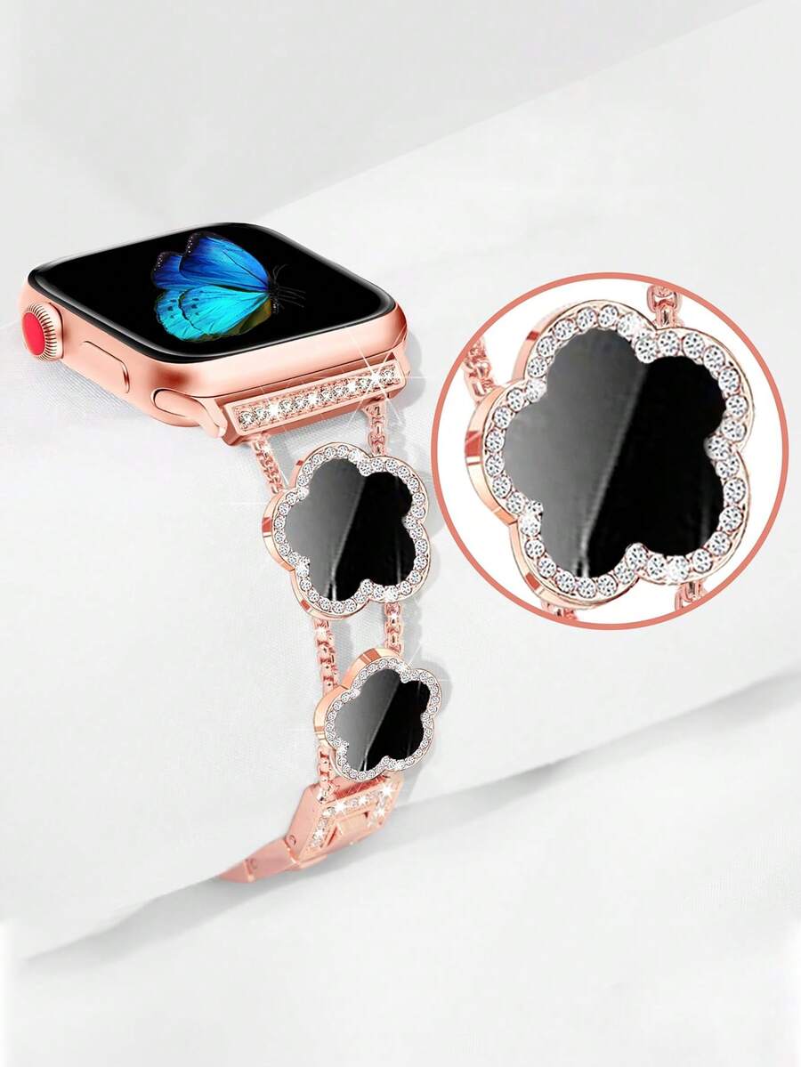 Narukvica kompatibilna sa Apple Watch, ženska crnakompatibilna sa Apple Watch 38/40/41/42/44/45/46/49mm
