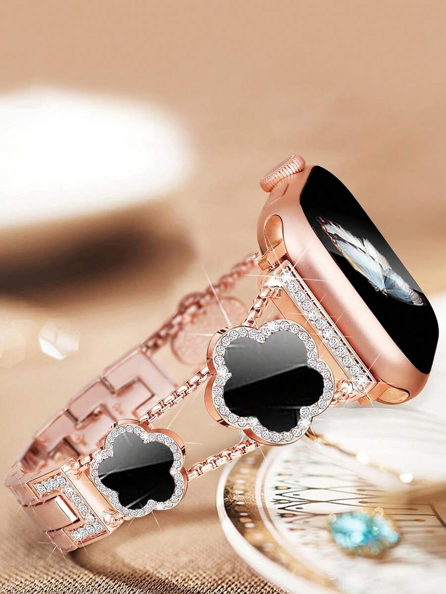 Narukvica kompatibilna sa Apple Watch, ženska crnakompatibilna sa Apple Watch 38/40/41/42/44/45/46/49mm