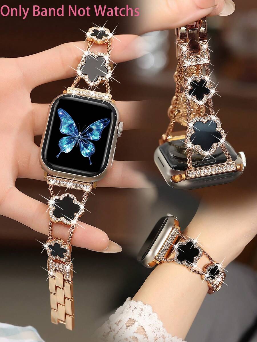 Narukvica kompatibilna sa Apple Watch, ženska crnakompatibilna sa Apple Watch 38/40/41/42/44/45/46/49mm