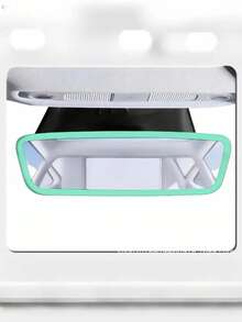 1pc Simple Silicone Rearview Mirror Protective Cover, Car Decor, Fit For Most Cars, Model Y/3 Center Console Protector, Protect Screen, Essential Car Accessory