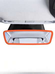 1pc Simple Silicone Rearview Mirror Protective Cover, Car Decor, Fit For Most Cars, Model Y/3 Center Console Protector, Protect Screen, Essential Car Accessory