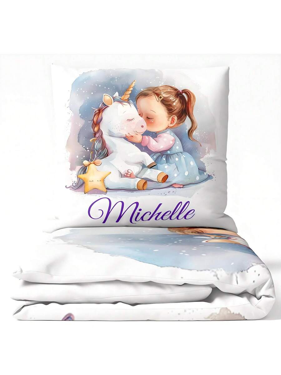 2 komada prilagođenog personalizovanog seta posteljine za bebe