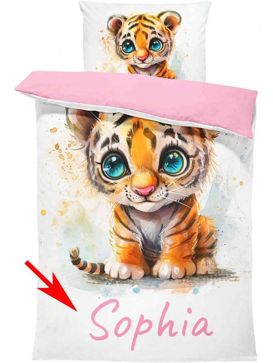 2 komada prilagođenog personalizovanog seta posteljine za bebe